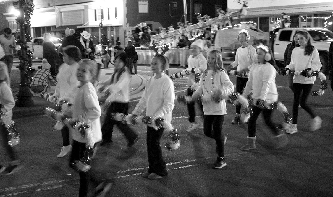 Children marching in parade